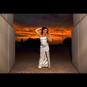 Vintage Formal white gown